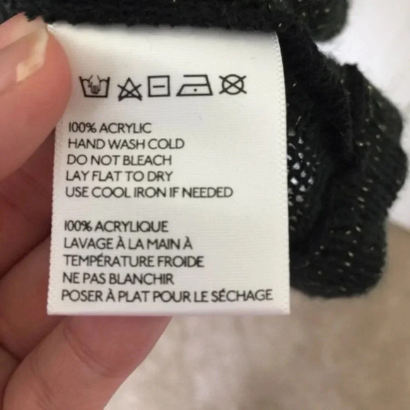 UO Sparkly green knit Sweater Dress - Picture 6 of 7